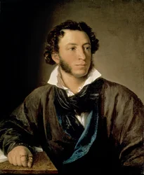 Porträtt av Aleksandr Pusjkin (1799-1837)